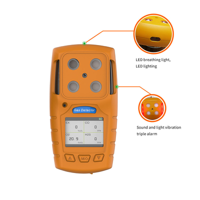 3.7V 1300mA 리튬 배터리 O2 0.7W 산소 가스 검출기