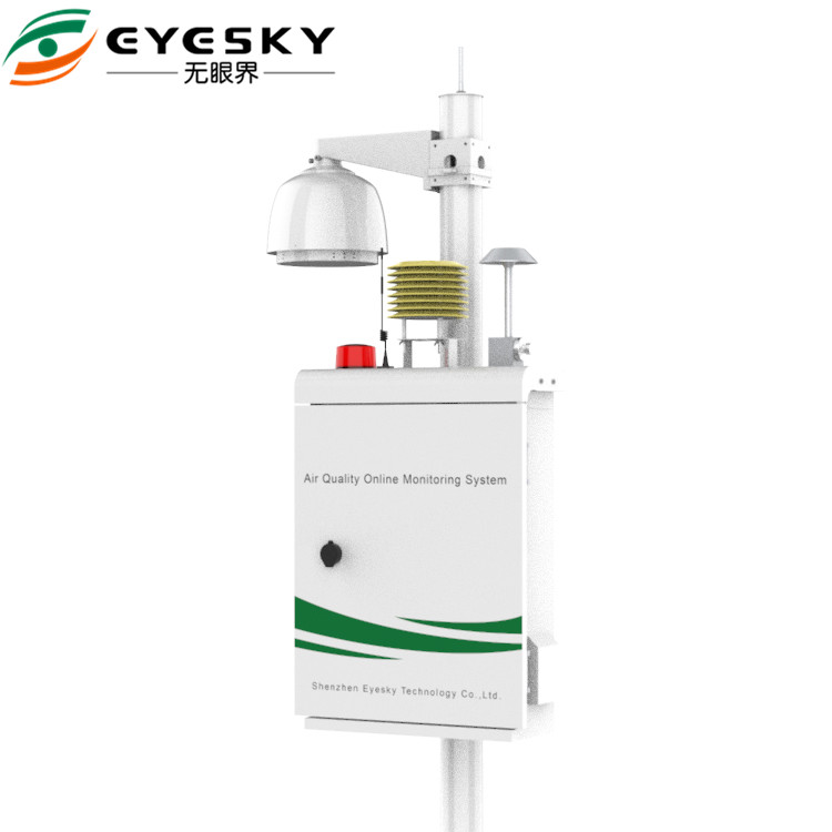 ES60A-A6 옥외 대기의 질 감시 체계 (AQMS)의 PM2.5 PM10 TSP CO SO2 NOx O3 순간 대기의 질 감시